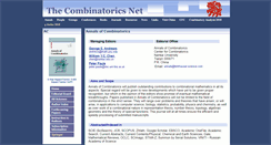 Desktop Screenshot of combinatorics.net